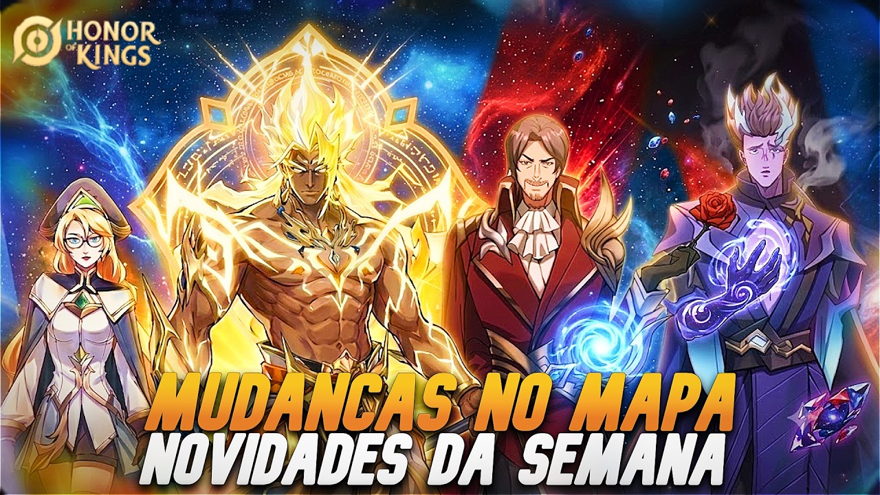 NOVOS HERÓIS, MUDANÇAS NO MAPA, NOVA INTERFACE E OPEN SERIES! NOVIDADES DA SEMANA HONOR OF KINGS