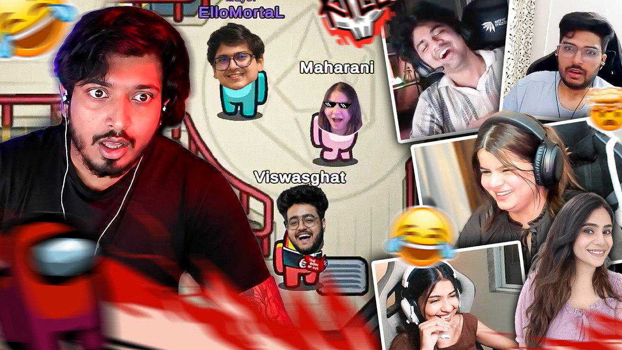 AMONG US mein MURDA kaise bol sakta hai ? 🤣🤣 Funniest Moments of S8UL AMONG US Games