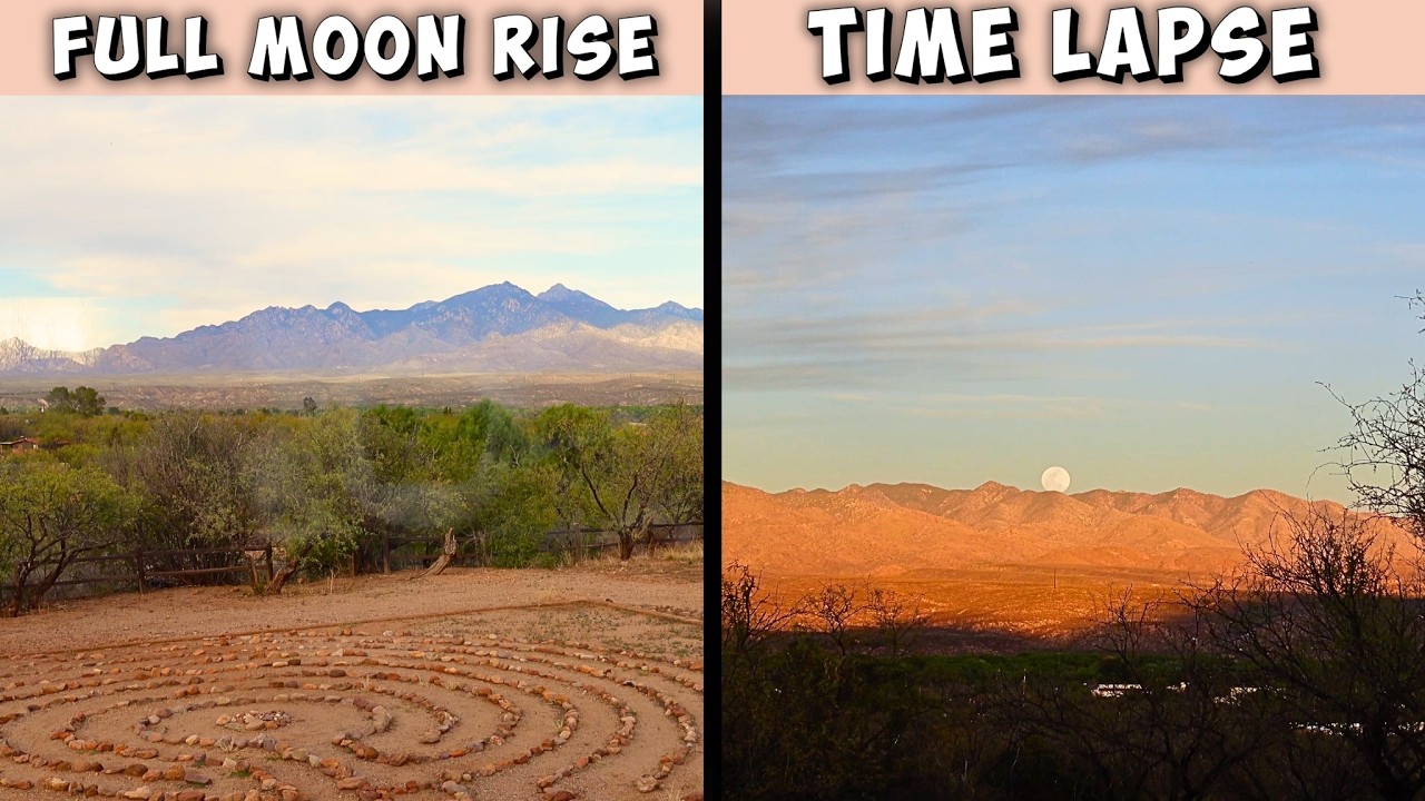 Full Moon Rise | Pre-Blood Moon Lunar Eclipse - March 2026 | Tubac Ranch, Arizona