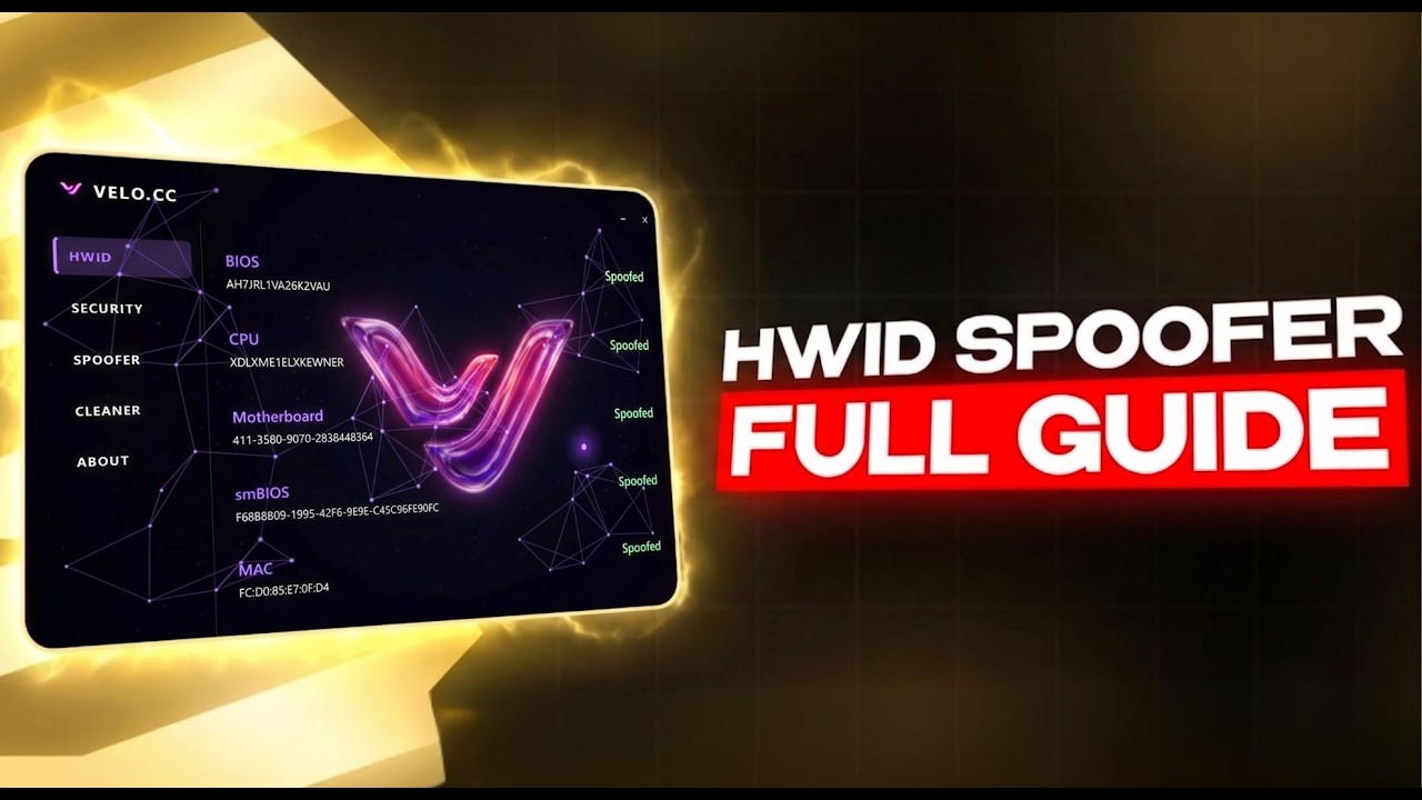 HWID Spoofer Complete Guide: How To Change PC Serials For Life! background