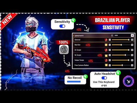 Free Fire Max Headshot Setting After Update 2026⚡Best Sensitivity Settings ⚙️| Sensitivity Setting
