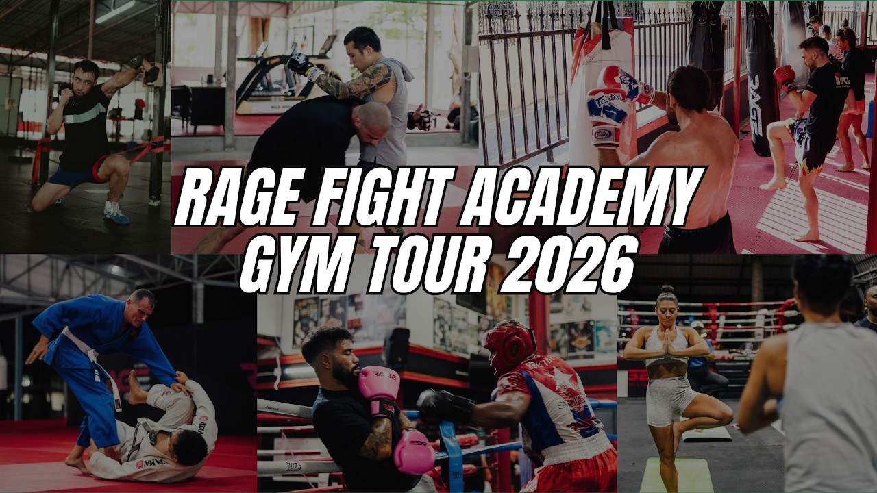 Rage Fight Camp & Academy Pattaya - GYM TOUR 2026 backdrop