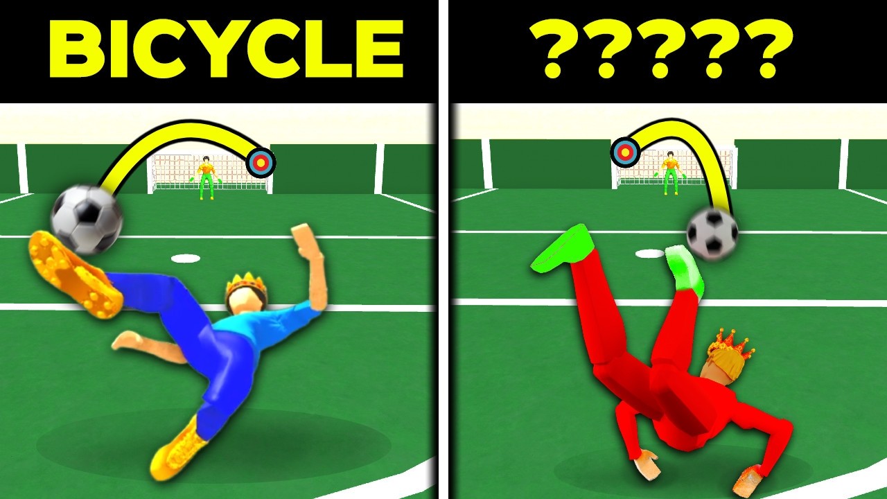 Scoring IMPOSSIBLE Goals in Realistic Street Soccer! (Roblox)