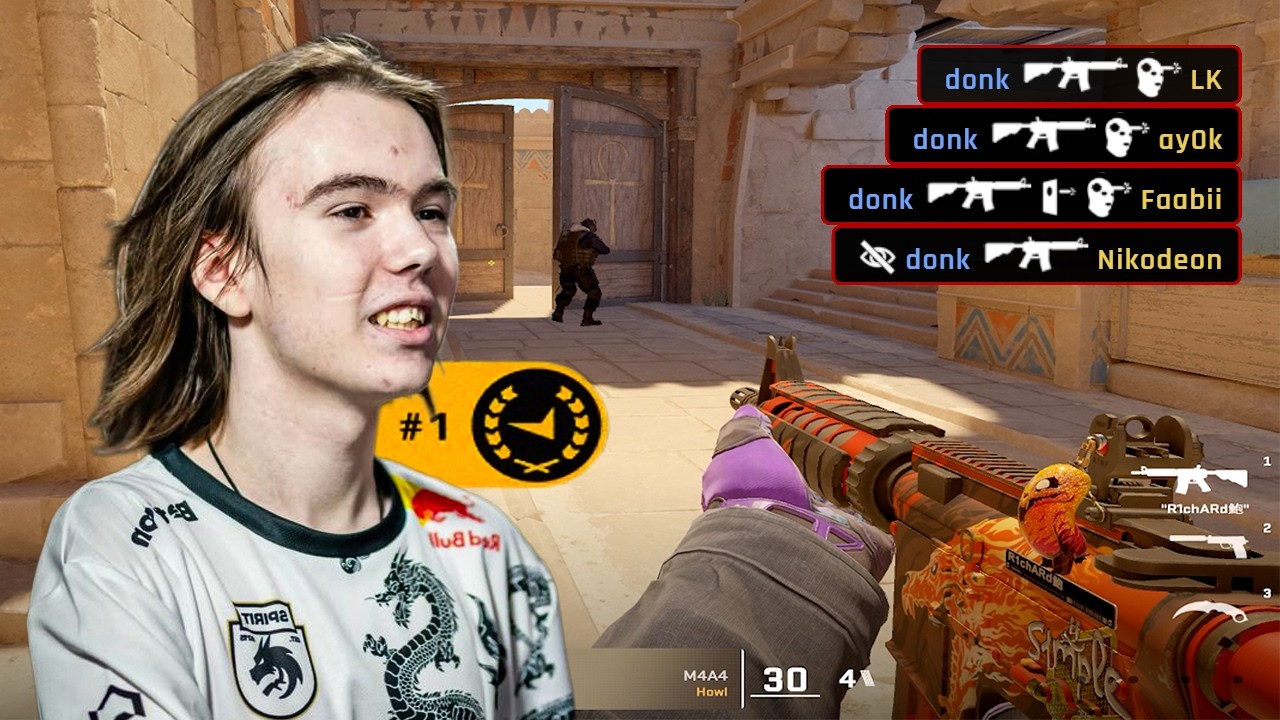 Donk Never Logs Out Of FACEIT | 4963 ELO