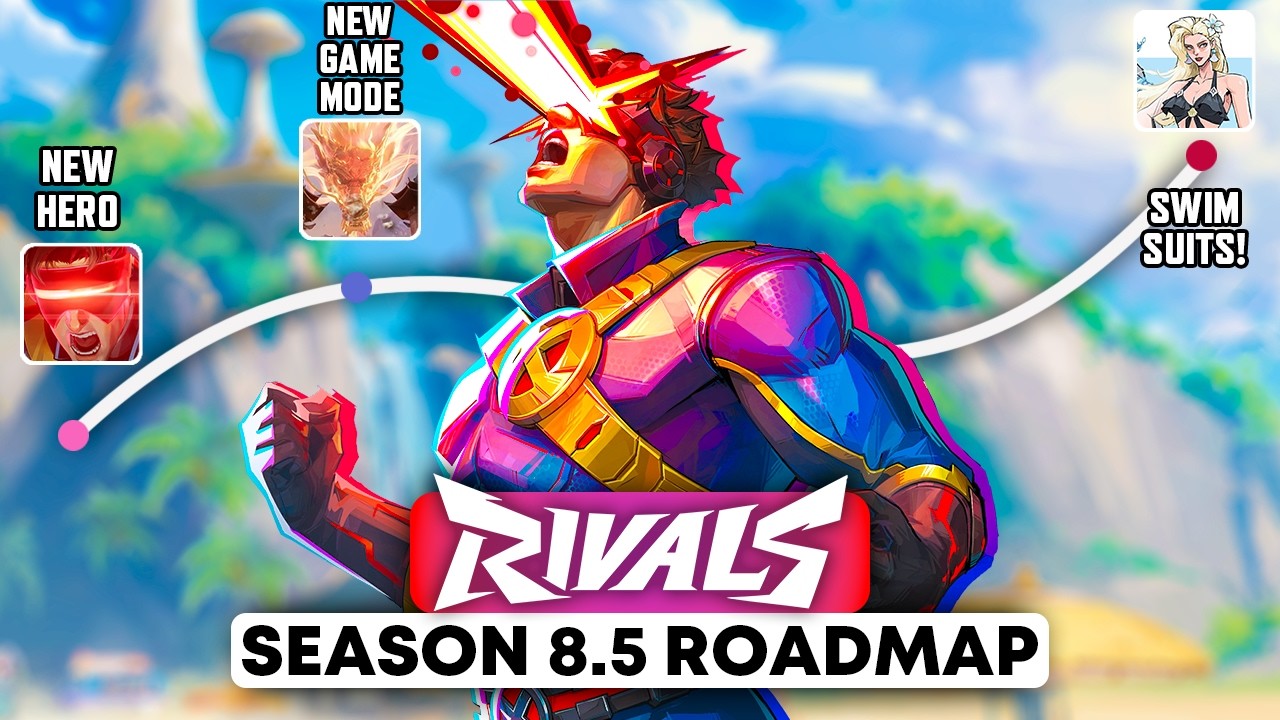 EVERYTHING Coming to Season 8.5 in Marvel Rivals | Swim Suit Skins, Cyclops | New Team ups & More