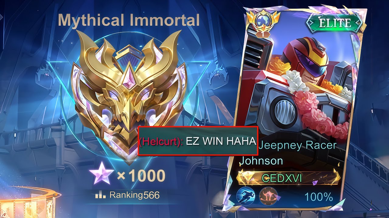 TOP 1 GLOBAL JOHNSON 1000 STARS SOLO GAMEPLAY!! (Win or Lose??)