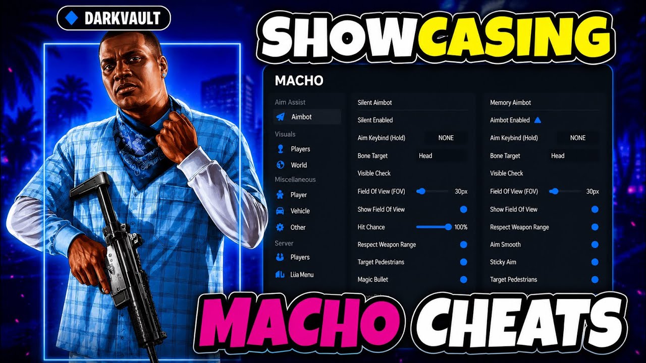 Macho Menu Showcase - Undetected π₯ | FiveM Cheat