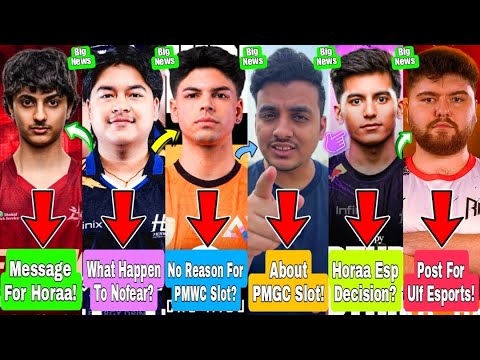 4Thrive Gives Message For Horaa? | What Happened to Nofear?😳| A7 No Reason For PMWC Slot? | PMGC!🏆