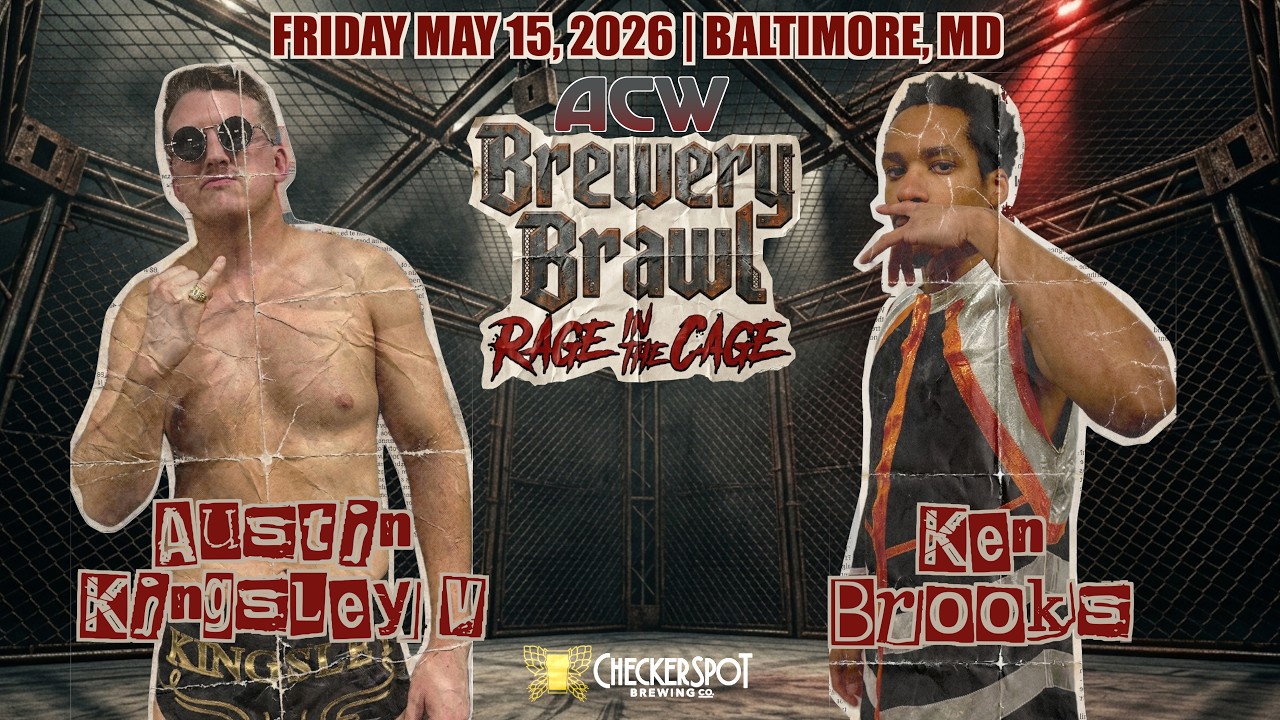Austin Kingsley V vs Ken Brooks - #ACW Brewery Brawl, Rage in a Cage