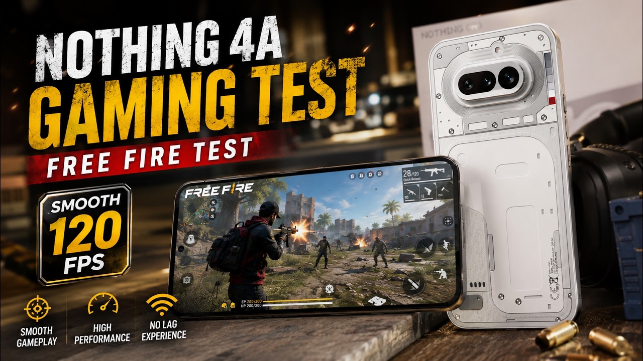 Nothing 4a Gaming Test | Nothing 4a Free Fire Test |Gaming Test | Nothing 4a | Free Fire Test