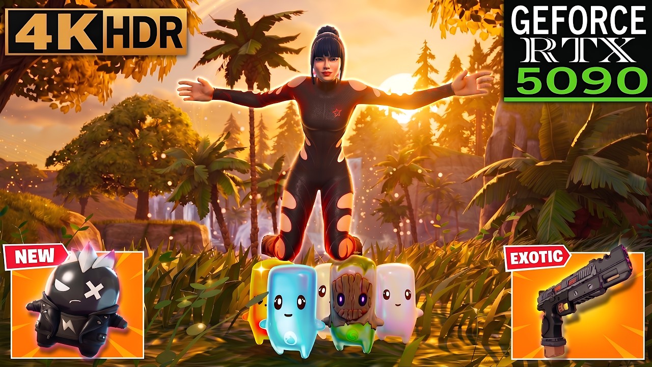 Fortnite Zero Build Gameplay | Lisa Skin 4K Max Graphics (Chapter 7 Season 3)