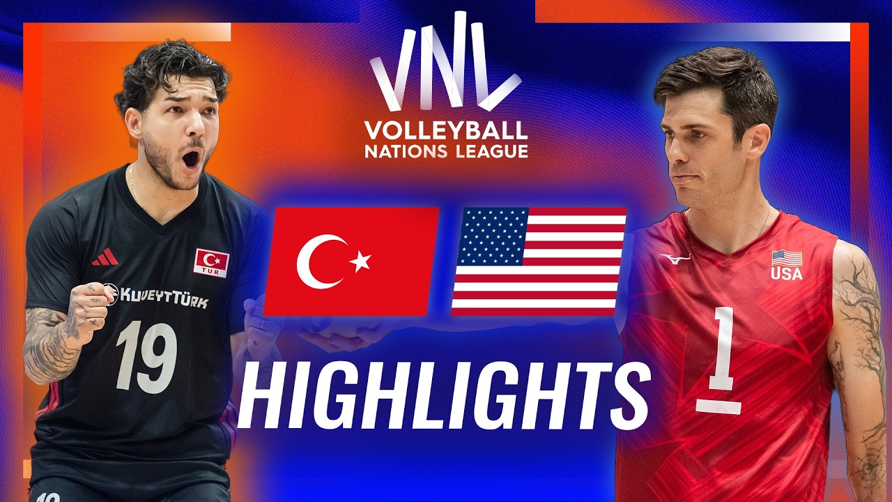 Türkiye🇹🇷 vs. USA🇺🇸 - Highlights | Week 1 | Men's VNL 2026