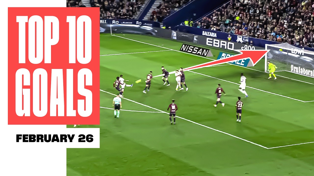 El remate perfecto de RAMAZANI | ¡Los 10 MEJORES GOLES de FEBRERO! ⚽🔝