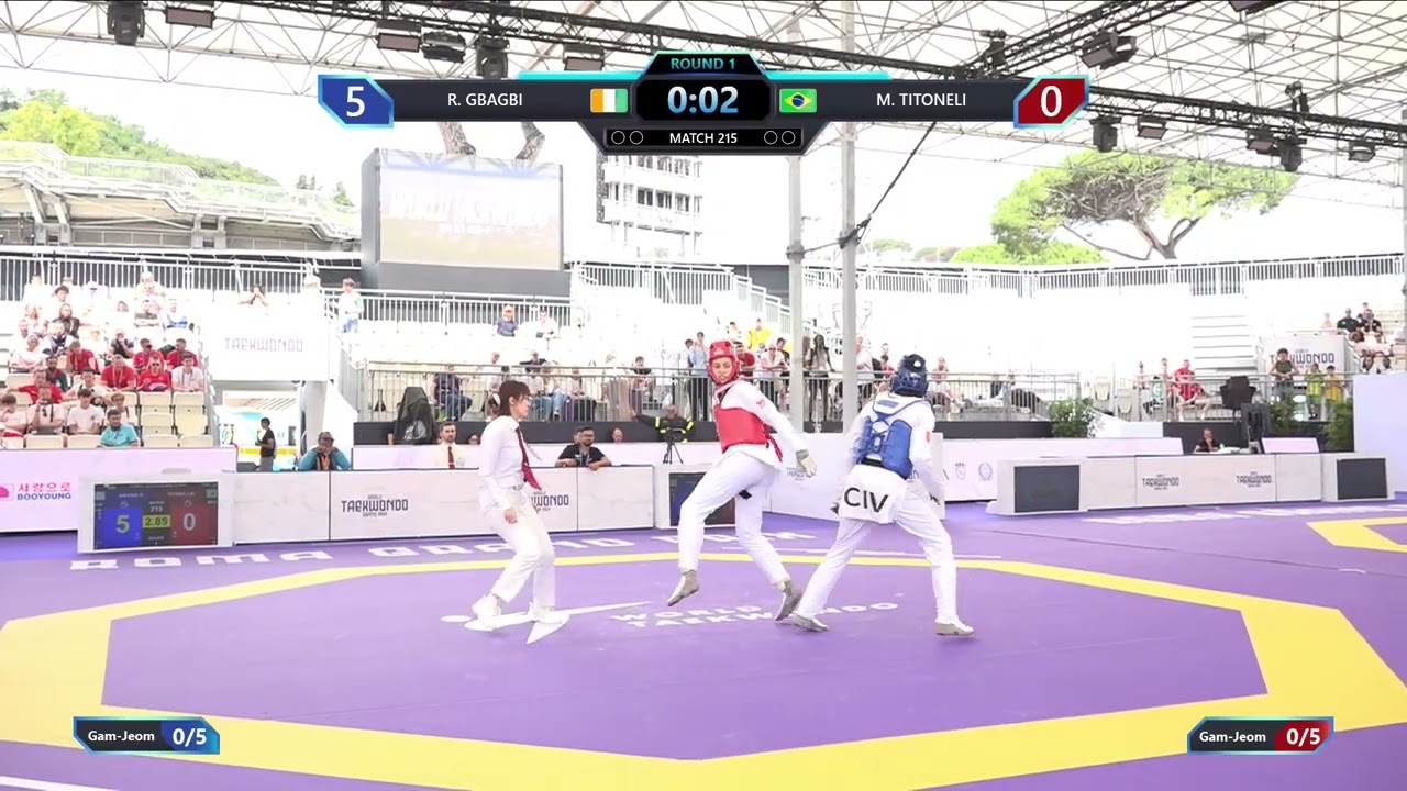 215 Round of 32 Women 67kg CIV R GBAGBI BRA M TITONELI PGM