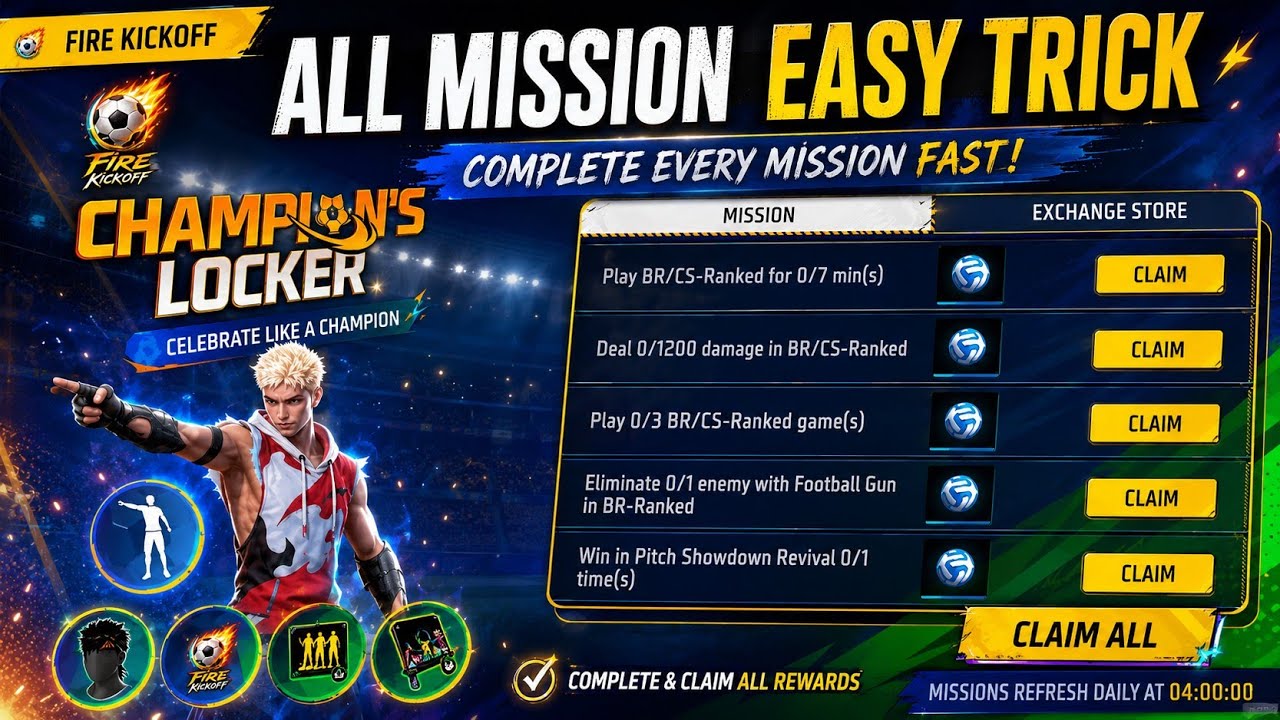 Var Review Emote Kaise Milega Free Fire | Champion Locker Event Free Fire | Free Fire New Event