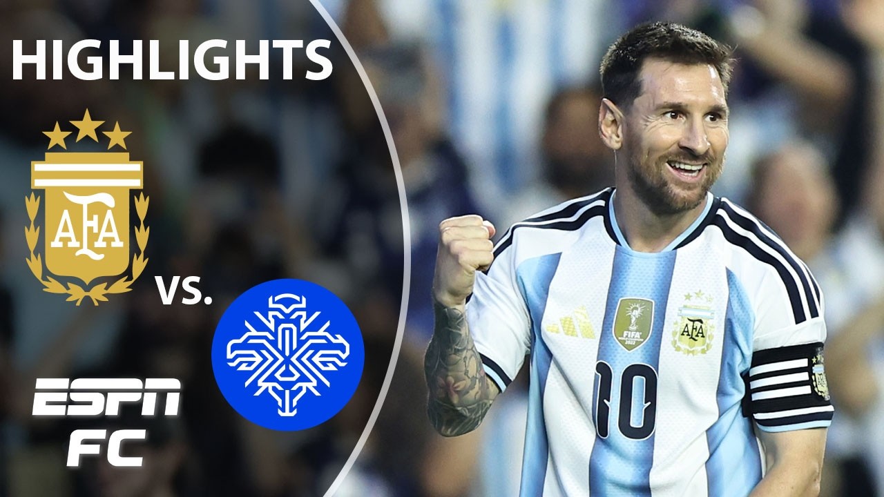 Argentina vs. Iceland | Full Game Highlights | ESPN FC background