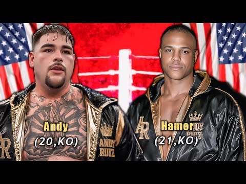ANDY SHOCK THE WORLD! Andy Ruiz Jr (USA) vs Tor Hamer (USA) | Boxing Fight Highlights HD background