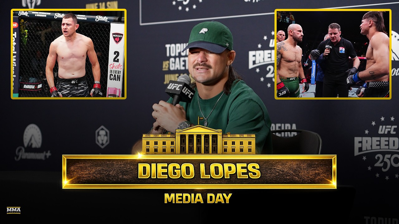 Diego Lopes On UFC White House Fight, Learning Lessons From Volkanovski Fights | MMA Fighting