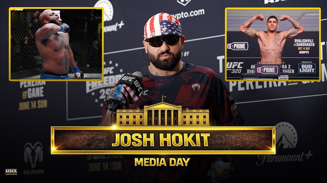 Josh Hokit Does Stand Up Routine For Media, Expects UFC Title By 2027 | UFC White House