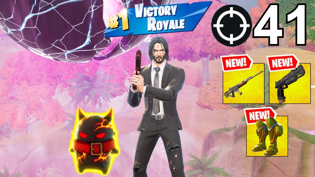 JOHN WICK Gameplay Wins Zero Build (NEW FORTNITE CHAPTER 7 SEASON 3) background