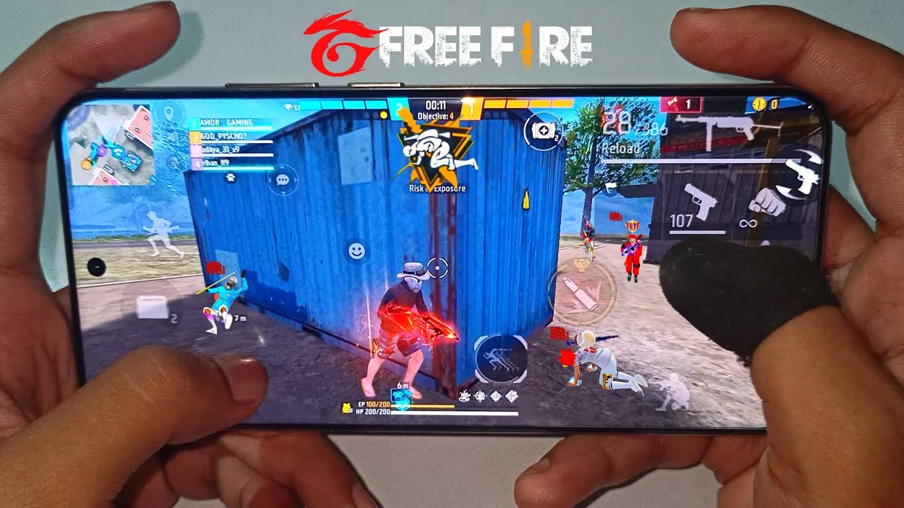 Realme P3 Ultra : HANDCAM⚡ Free Fire Gameplay