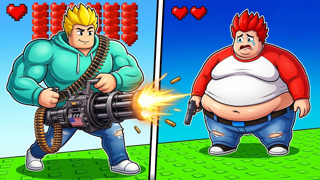 Every Step Makes Me STRONGER đđȘ | Roblox +1 Soldier Per Step