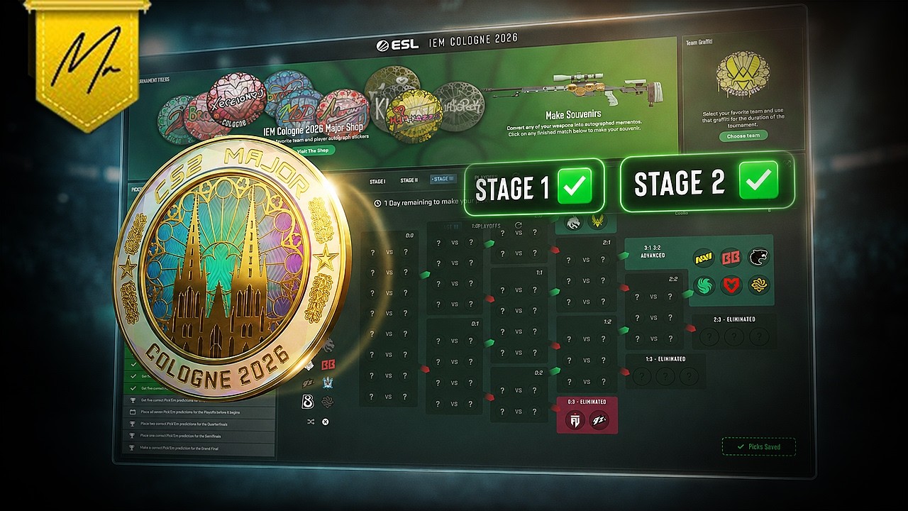 Stage 3 PickEms (Stage 1 & 2 Correct)