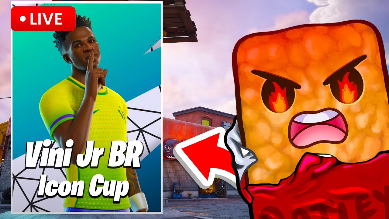 🔴LIVE - VINI JR TRIO CUP IN NEW *SEASON 3* (Fortnite)