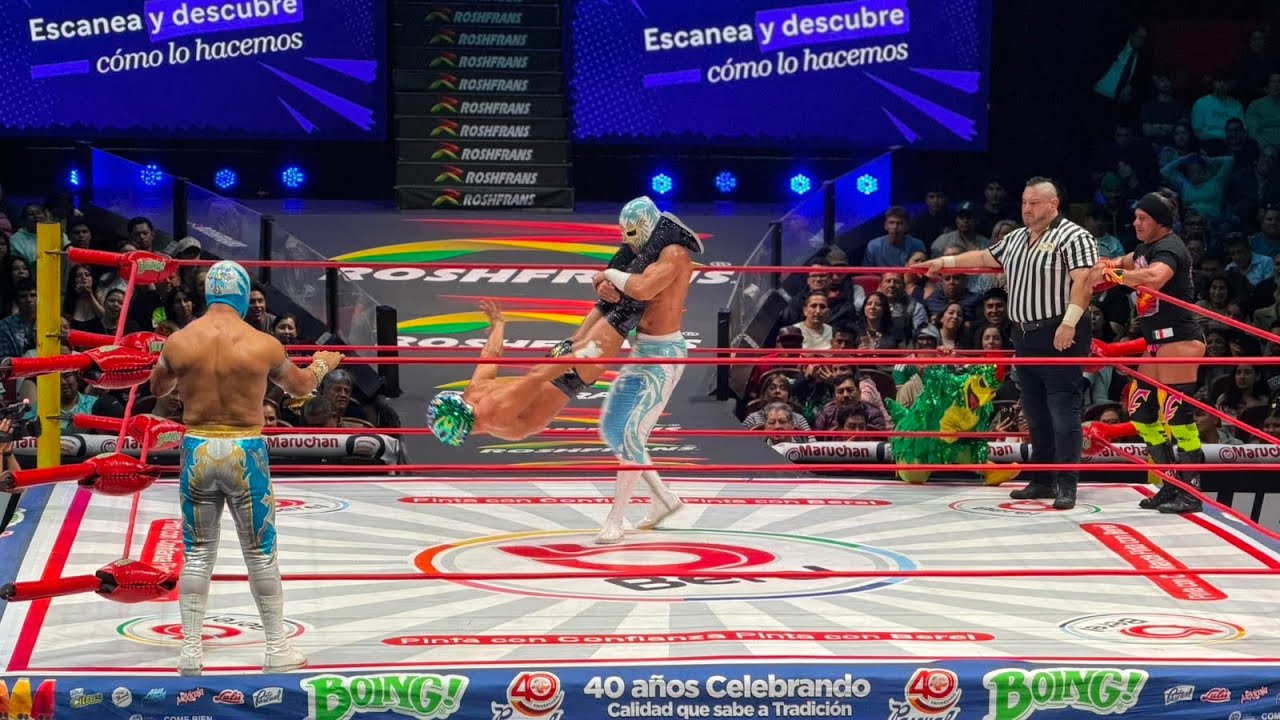 Lucha estelar CMLL: Místico y Titán 🆚 Soberano Jr y Volador Jr en la Arena México