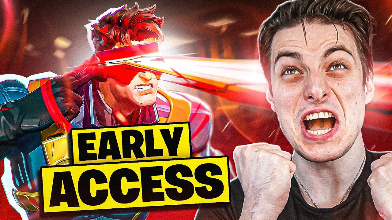I Got To Play Cyclops EARLY in Marvel Rivals!