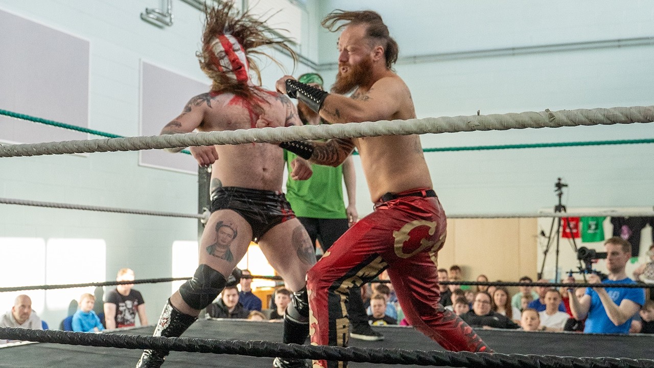 Full Match - Redmond Vs. Gary Gibson - Titanic Wrestling All Ulster Championship background