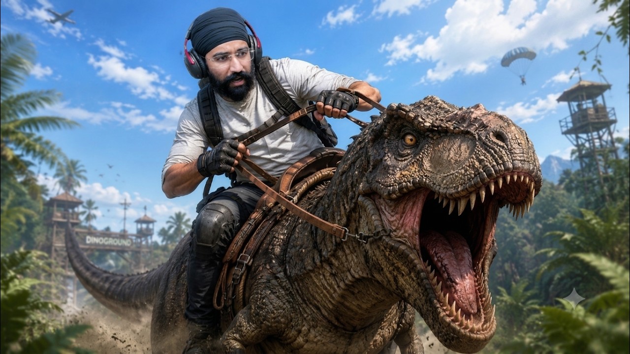 Dinosaur 🦕 vs GTXPREET - BGMI LIVE 🤪 w PUBG