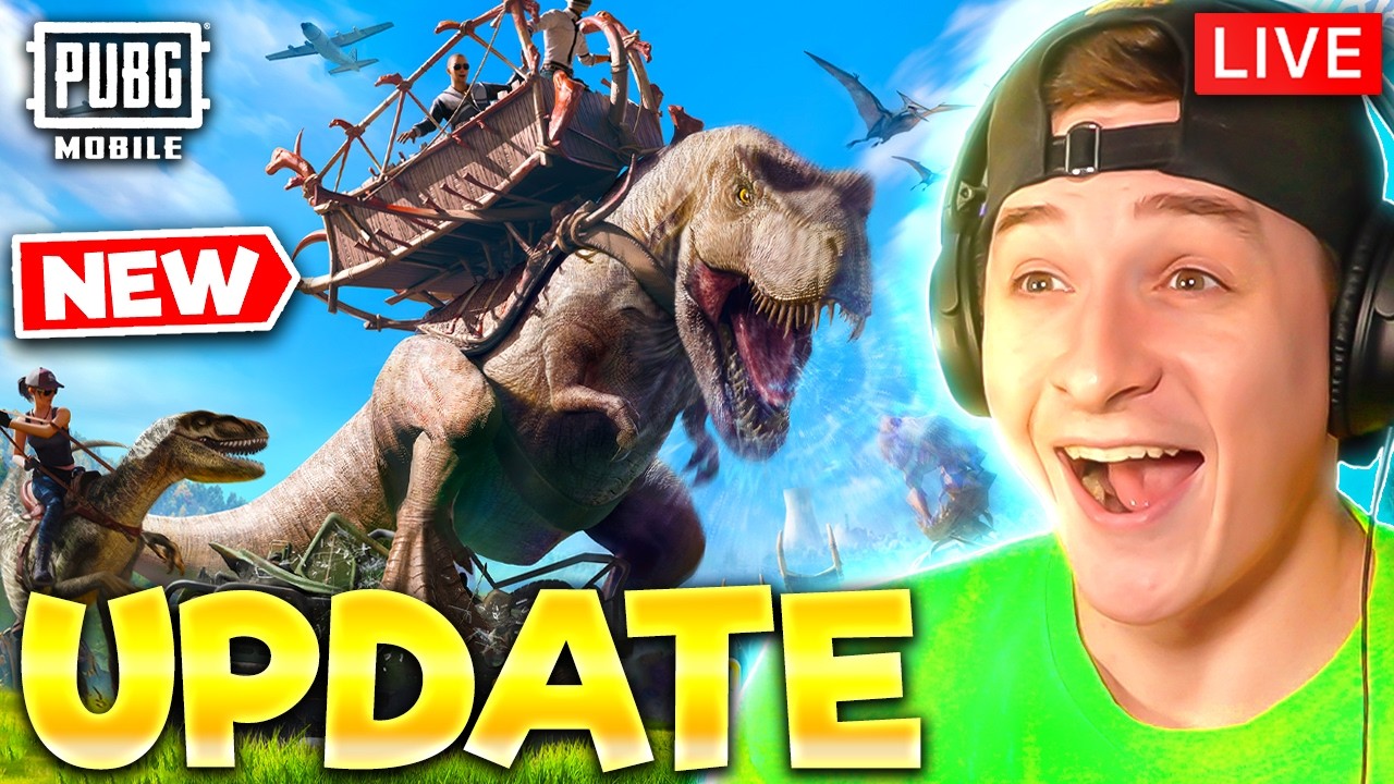🔴 DINO MODE IS BACK!!! PUBG MOBILE LIVE