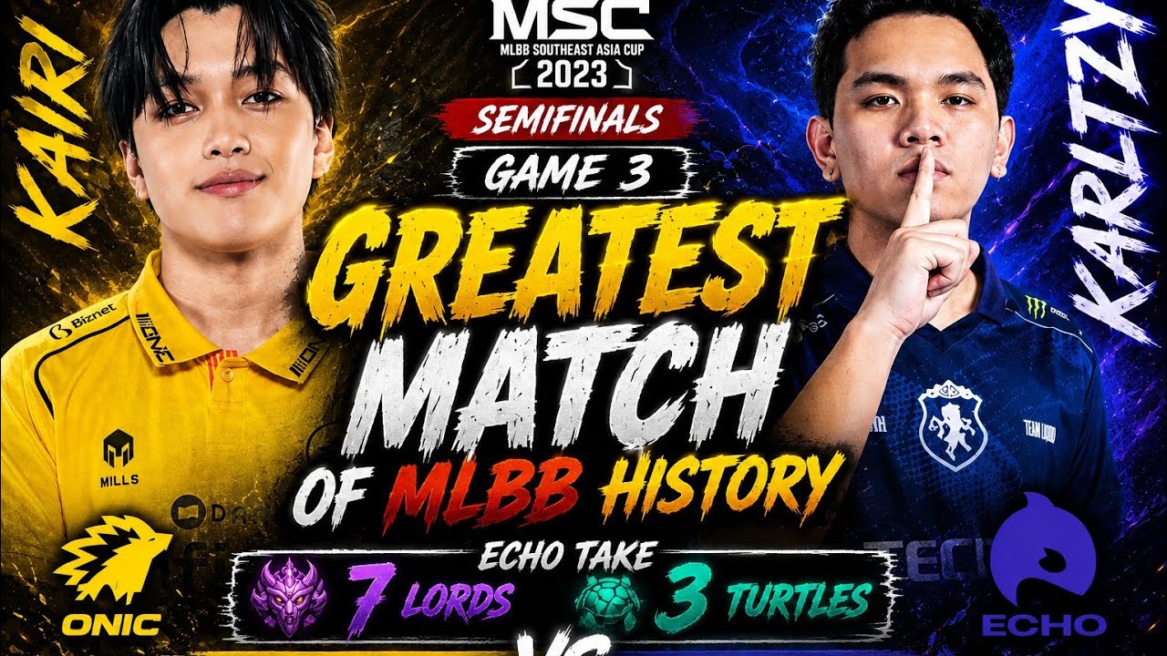 THE BEST GAME EVER IN MLBB HISTORY || MSC 2023 || GAME 3 #mlbb#miriko#tlph