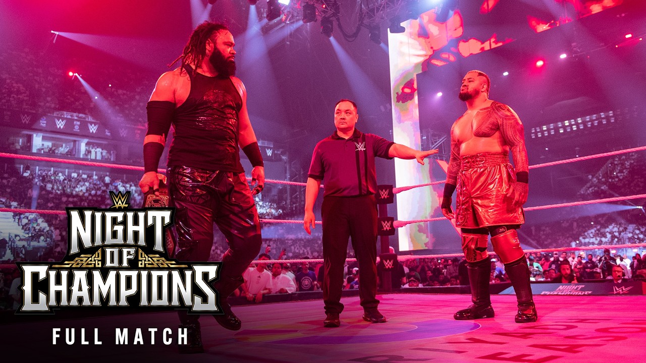 FULL MATCH: Jacob Fatu vs. Solo Sikoa | United States Title Match: Night of Champions 2025 backdrop