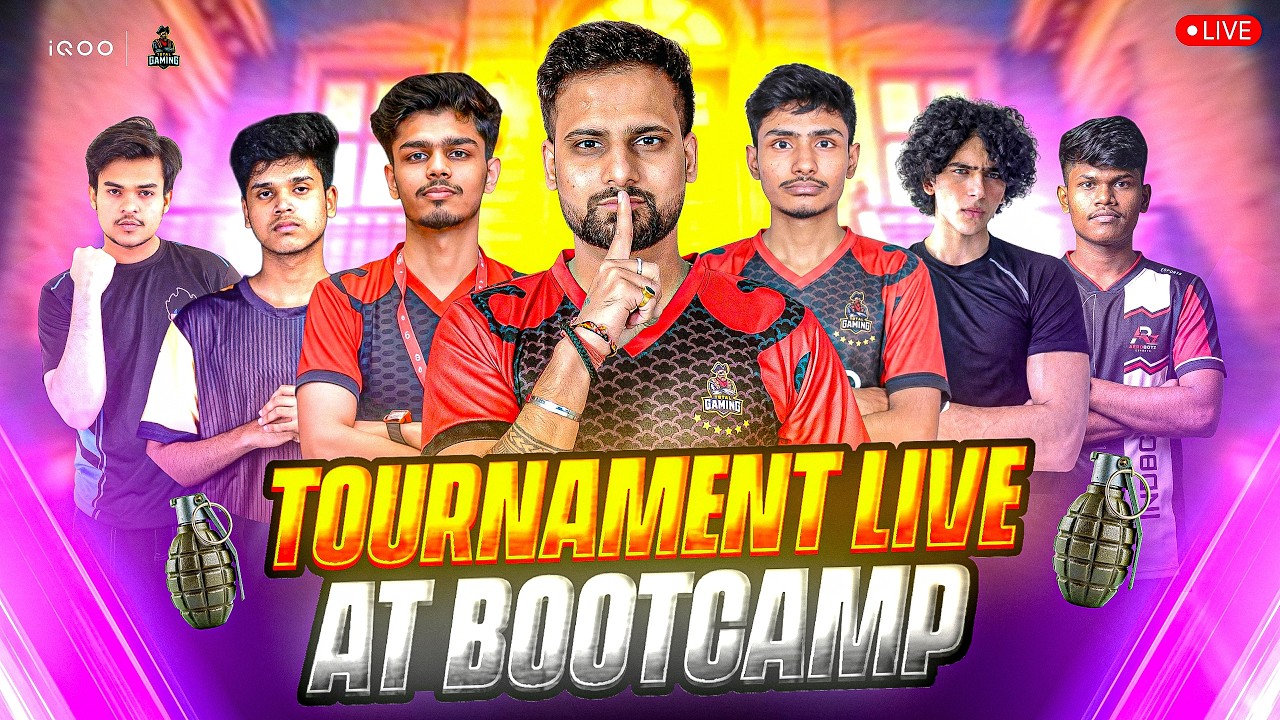 LIVE TOURNAMENT FROM BOOTCAMP🔥 | FT. iQOOTG FOZYAJAY | "Contest #clutchwithneo #iQOONeo10