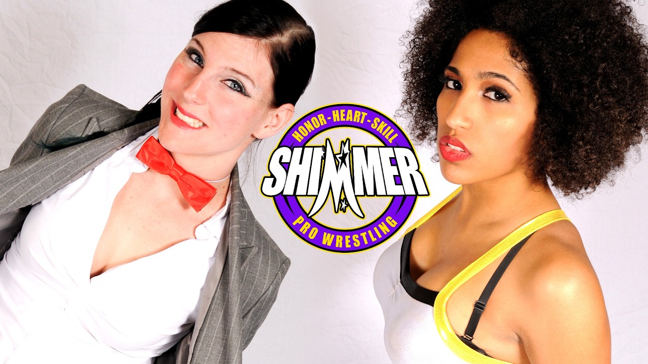Marti Belle vs. Leva Bates - SHIMMER 66 - Women's Wrestling