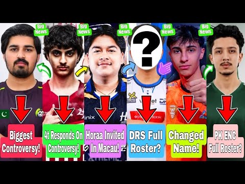 The Big Controversy Surrounding 4t!😱| Horaa Invited In Macau!😳| DRS Roaster? | A7 Revo Changed Name!