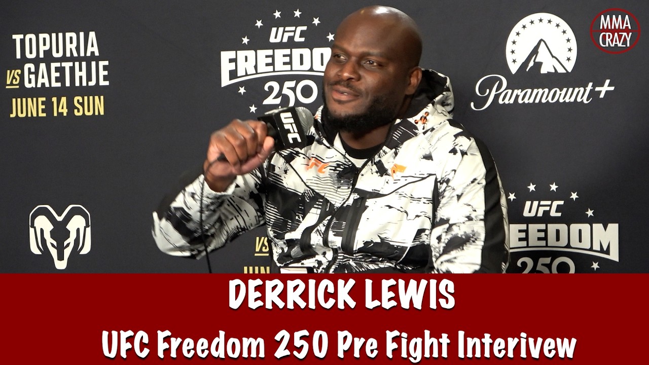 Derrick Lewis responds to Josh Hokit “I don’t mind some mimes playing with my B**TY HOLE” background