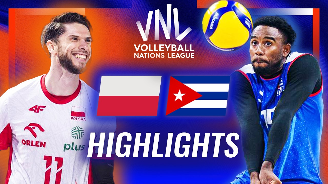 Poland 🇵🇱 vs. Cuba 🇨🇺 - Highlights | Week 1 | Men's VNL 2026