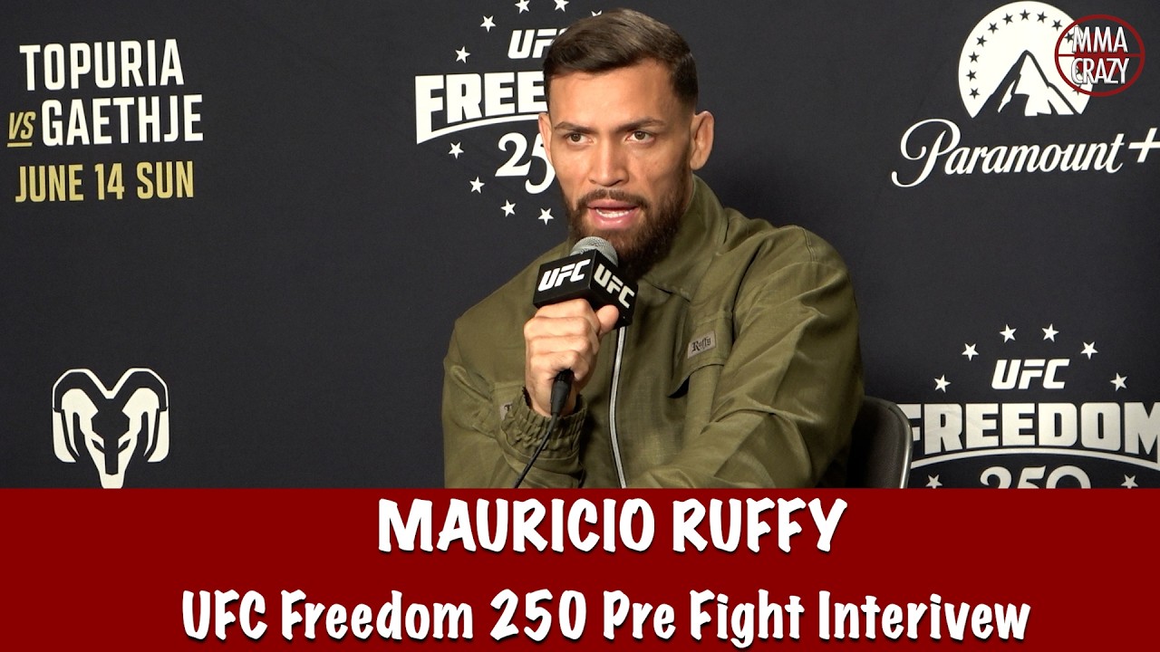 Mauricio Ruffy “Expect a CLEAN KO” of Michael Chandler at UFC Freedom 250