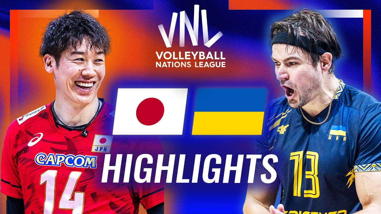 Japan ๐ฏ๐ต vs. Ukraine ๐บ๐ฆ - Highlights | Week 1 | Men's VNL 2026