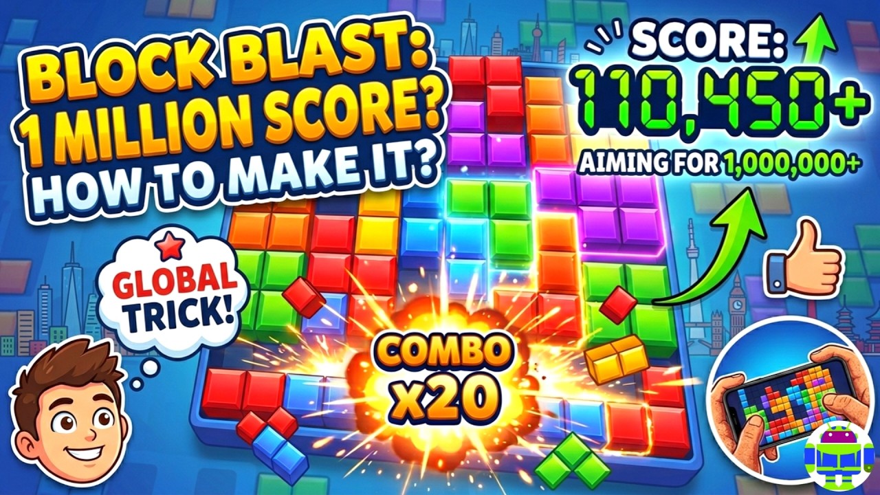 How to Get 1 Million Score in Block Blast? (Global Strategy)