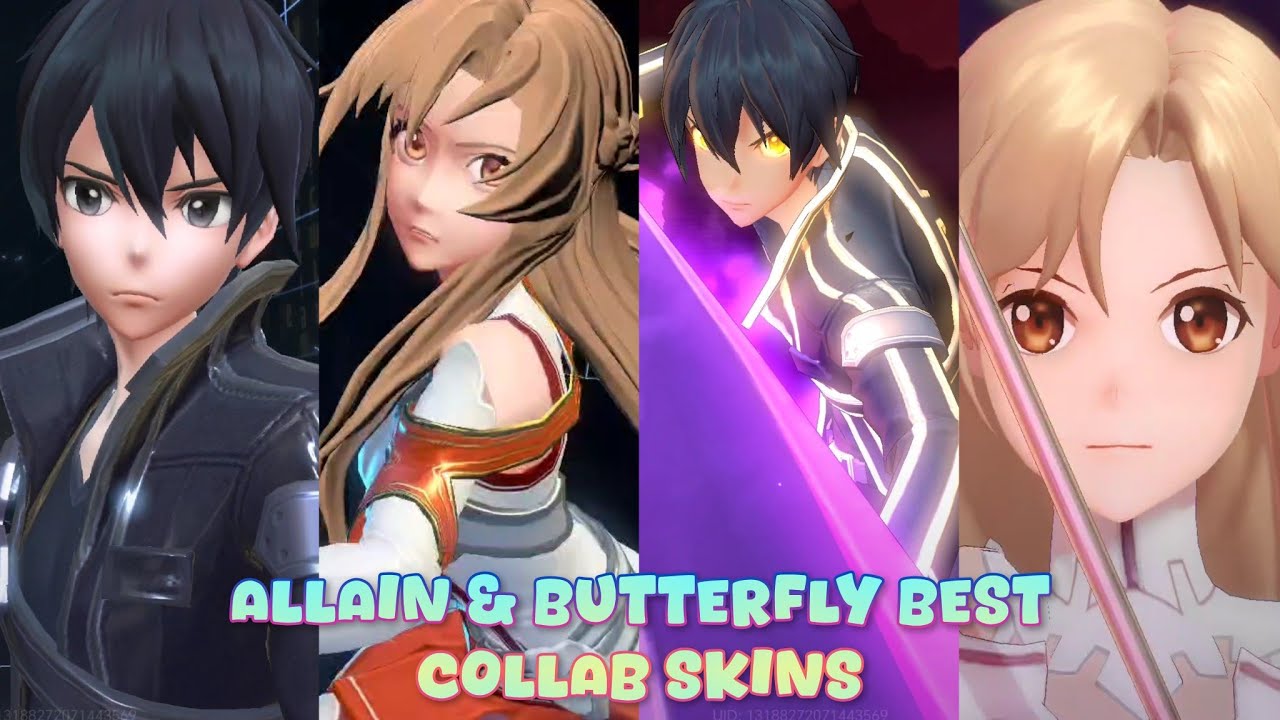 Allain x Butterfly Best Collab Skins | Kirito x Asuna | Honor of Kings x Arena of Valor