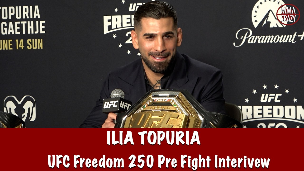 Ilia Topuria MOCKS Justin Gaethje “He’s an IDIOT” plans to put him to SLEEP