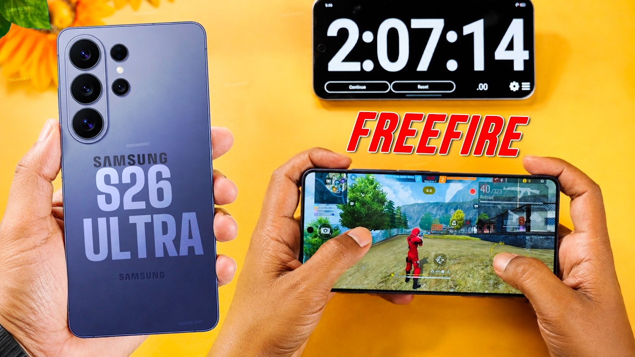 Samsung Galaxy S26 Ultra Gaming Review 🎮 Real Free Fire Performance!