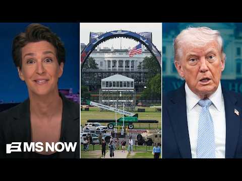 Maddow reacts to White House UFC stage as a monument to Trump corruption