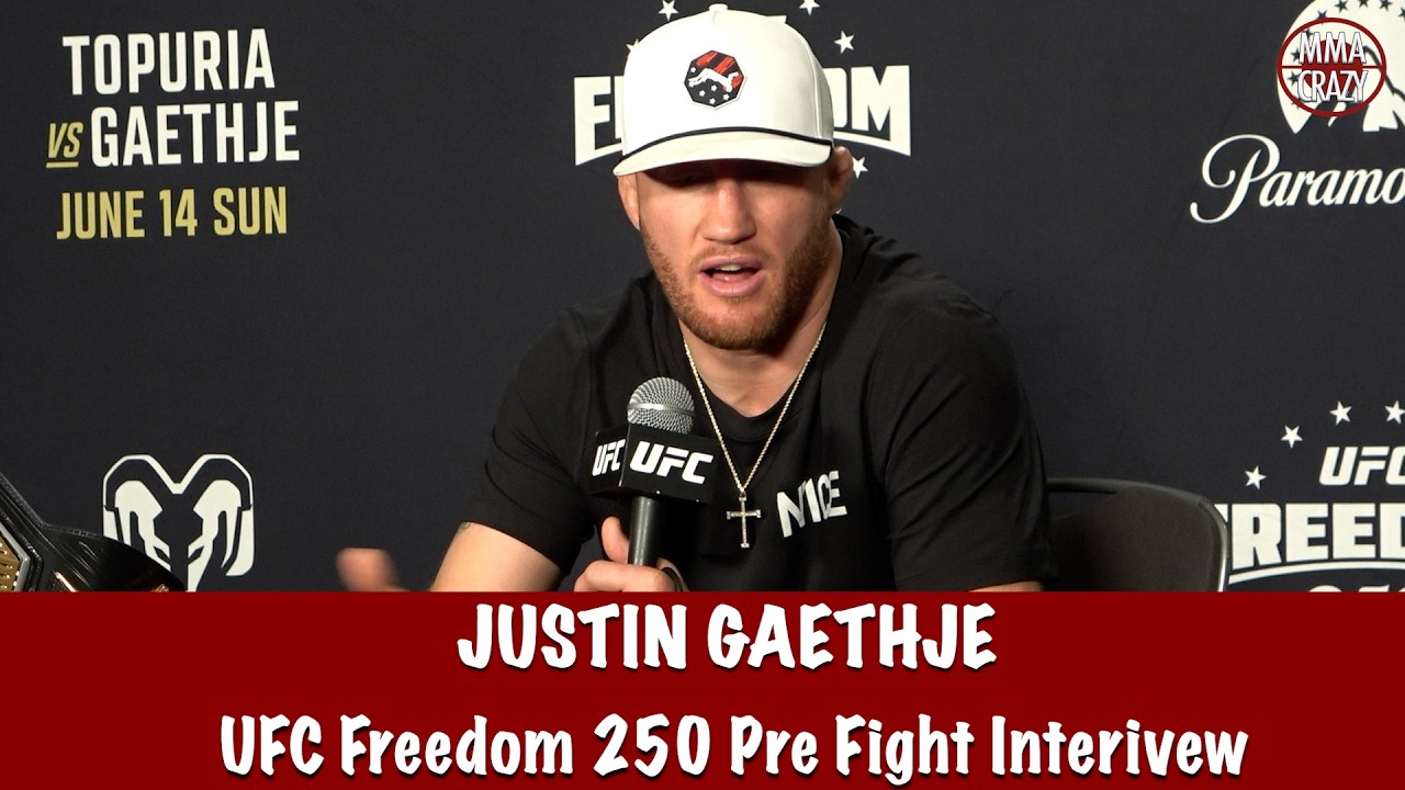 Justin Gaethje responds to Illa Topuria KO prediction “I expect a 25min WAR” background