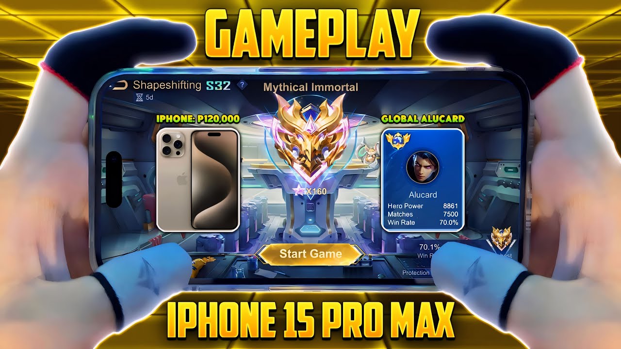 GLOBAL ALUCARD ft. iPHONE 15 PRO MAX REVIEW | ₱119,000+ PHONE (WORTH IT OR NOT??) - Mobile Legends background