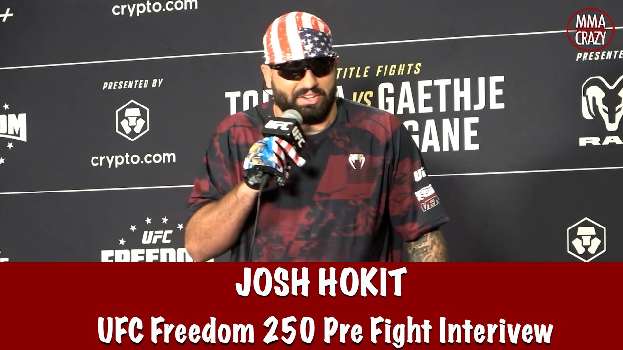 Josh Hokit “Alex Pereira and his BBL can go to hell” breaks character ahead of Freedom 250